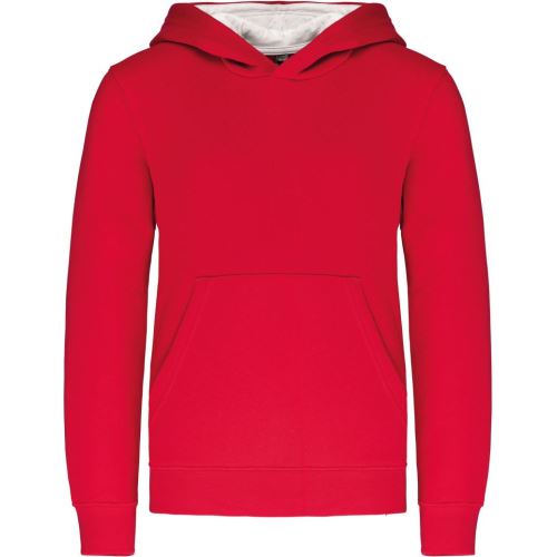 KARIBAN VINTAGE K453 / Bluza dziecięca z kontrastowym kapturem