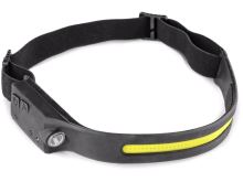 CXS XPE LED / Wodoodporna latarka czołowa z paskiem LED XPE i bocznym światłem LED COB, ładowanie przez USB CXS XPE LED / Wodoodporna latarka czołowa z paskiem LED XPE i bocznym światłem LED COB, ładowanie przez USB
