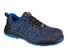 BENNON KNITTER S1 ESD NM 4WIDE BLUE LOW / Półbut roboczy S1 ESD NM z szerokim krojem