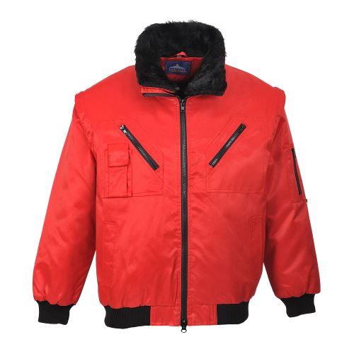 PORTWEST PJ10 / Ocieplana, wodoodporna kurtka pilotka 4w1