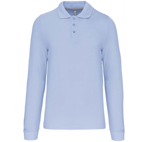 KARIBAN VINTAGE PIQUE K243 / Męska koszulka polo z długim rękawem