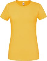 FRUIT OF THE LOOM LADY-FIT ICONIC 195 T / Damska koszulka z grubej bawełny