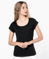 KARIBAN VINTAGE K384 / Koszulka damska z krótkim rękawem
